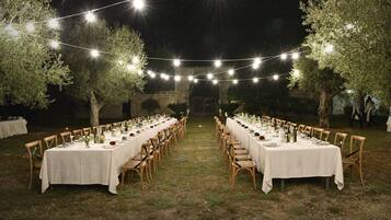 Espace banquet en plein air