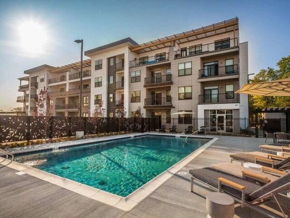Seasonal outdoor pool