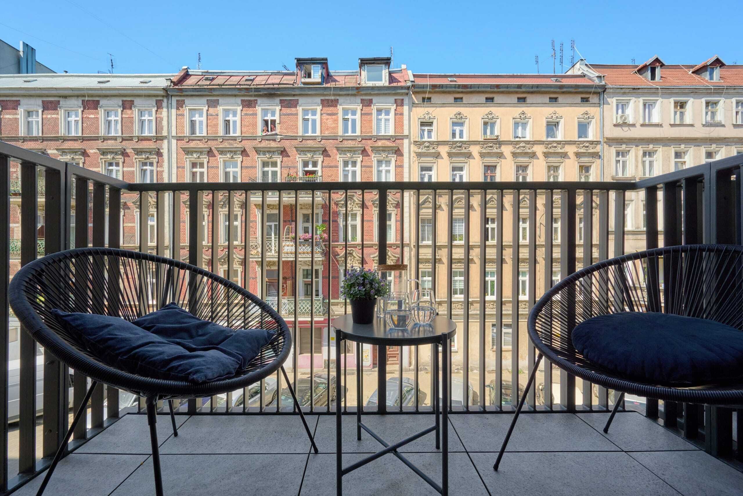 Property grounds. Climate Studio with Balcony | 2 km from Wrocław Market Square