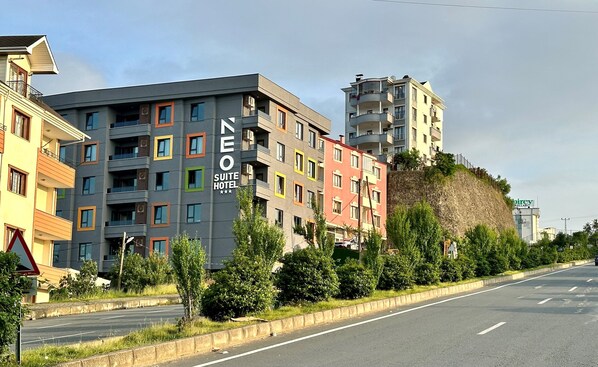 Fassade der Unterkunft