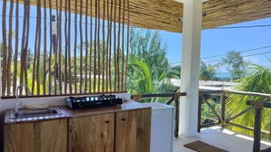 Luxury Room, 1 Bedroom, Ensuite, Sea View | Living area - Sand Beach Palm Residence (Bwejuu)