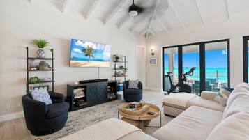 Smart-tv, een muziekbibliotheek en een stereo