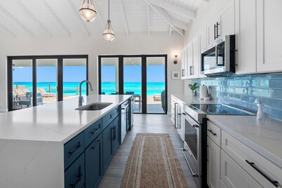 "New" 5 bedroom Exuma Beach Front Estate w/ Pool & No Neighbors on either side!