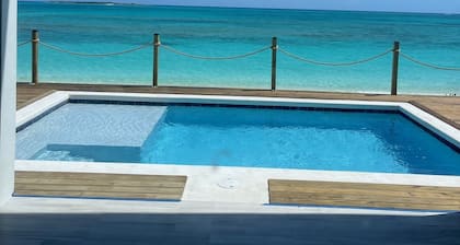 "New" 5 bedroom Exuma Beach Front Estate w/ Pool & No Neighbors on either side!