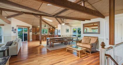 Lola Hale, Spacious Upgraded Hawaiiana House, A/C and Hot Tub