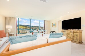 Smart-tv en een kantoor