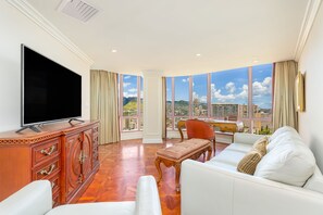 Smart-tv en een kantoor