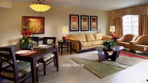 Living area - Orlando/Kissimmee DOUBLE condominiums  (Kissimmee)