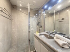 Shower, hair dryer