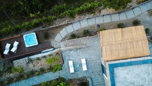 Pool - VILLA MAESTRALE - Brand New Designer Villa with Jacuzzi and Water Views (Vico Equense)