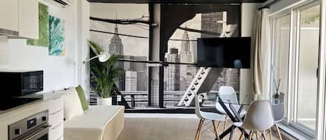 1 sovrum, strykjärn/strykbräda, gratis wi-fi och sängkläder