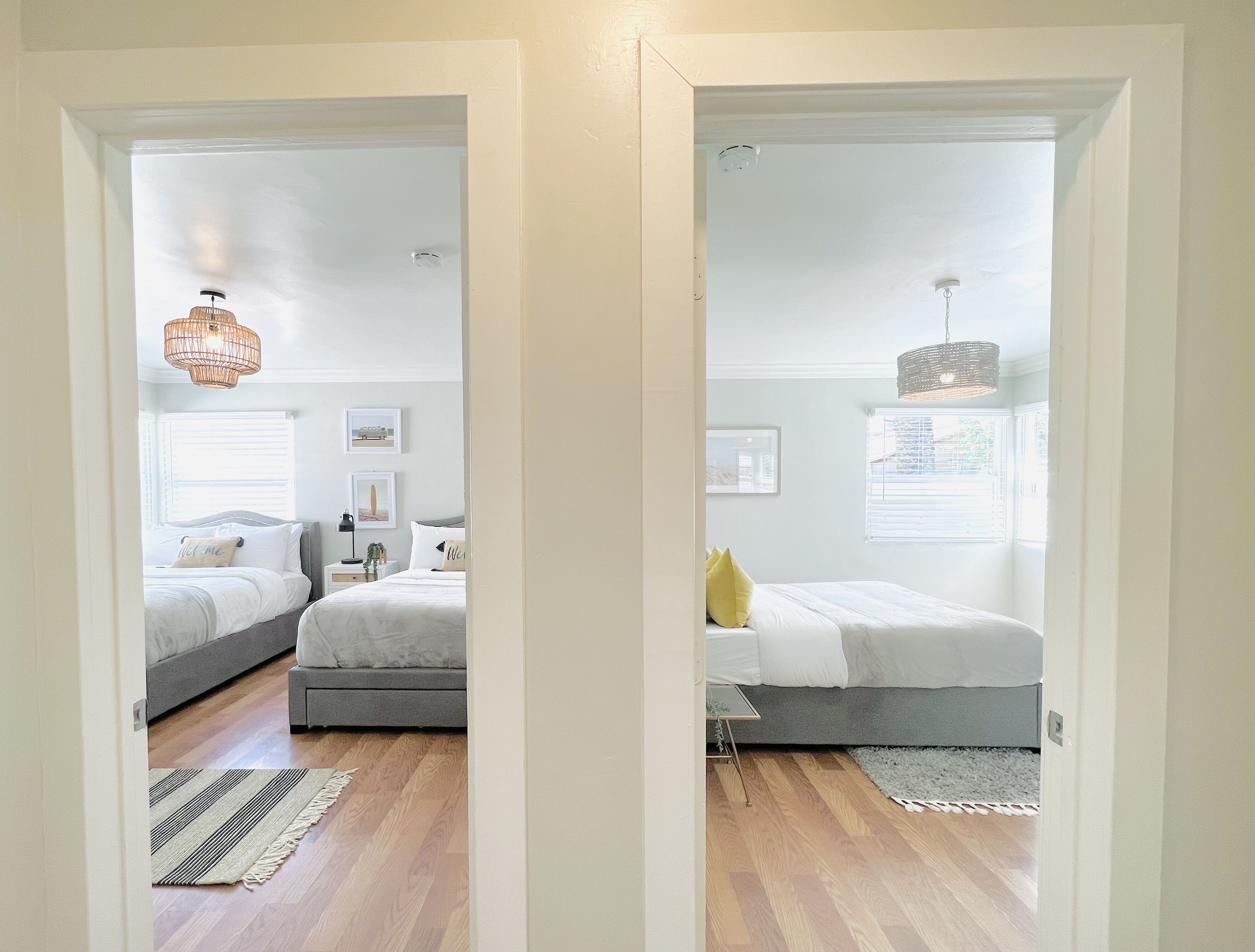 2 habitaciones, tabla de planchar con plancha, wifi y ropa de cama 