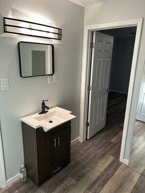 Towels, soap, toilet paper