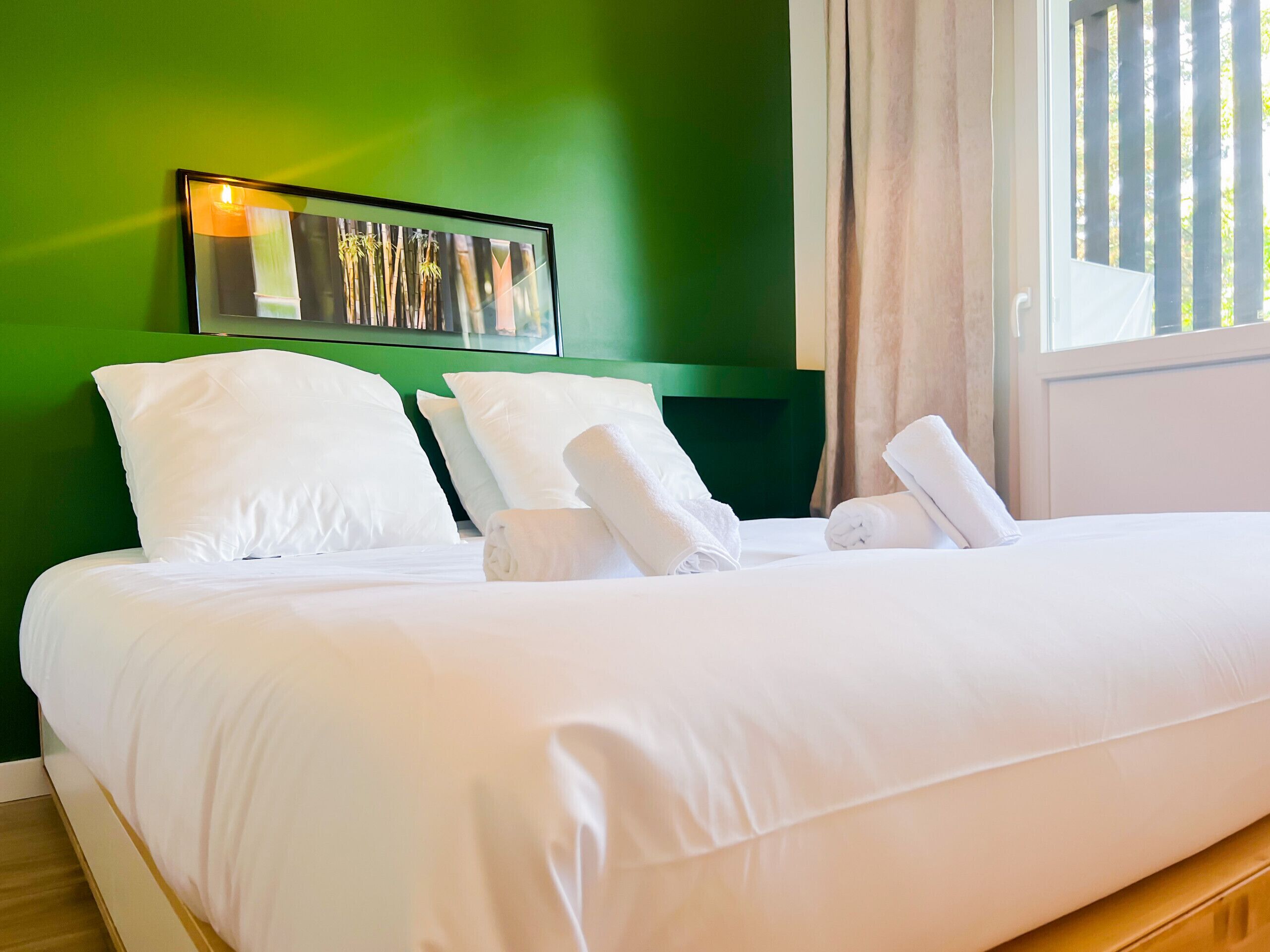 1 chambre, fer et planche à repasser, Wi-Fi gratuit, draps fournis