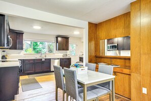 Fridge, microwave, stovetop, dishwasher - Modern Home w/ Spacious Yard in Beaverton! (Beaverton)