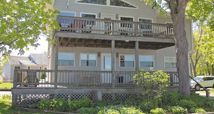 Enjoy a spectacular view of the St. Lawrence River from the Owner’s Apartment.