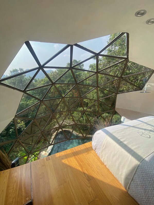 Chalet rustique exclusif | 1 chambre, couette en duvet, minibar, literie fournie