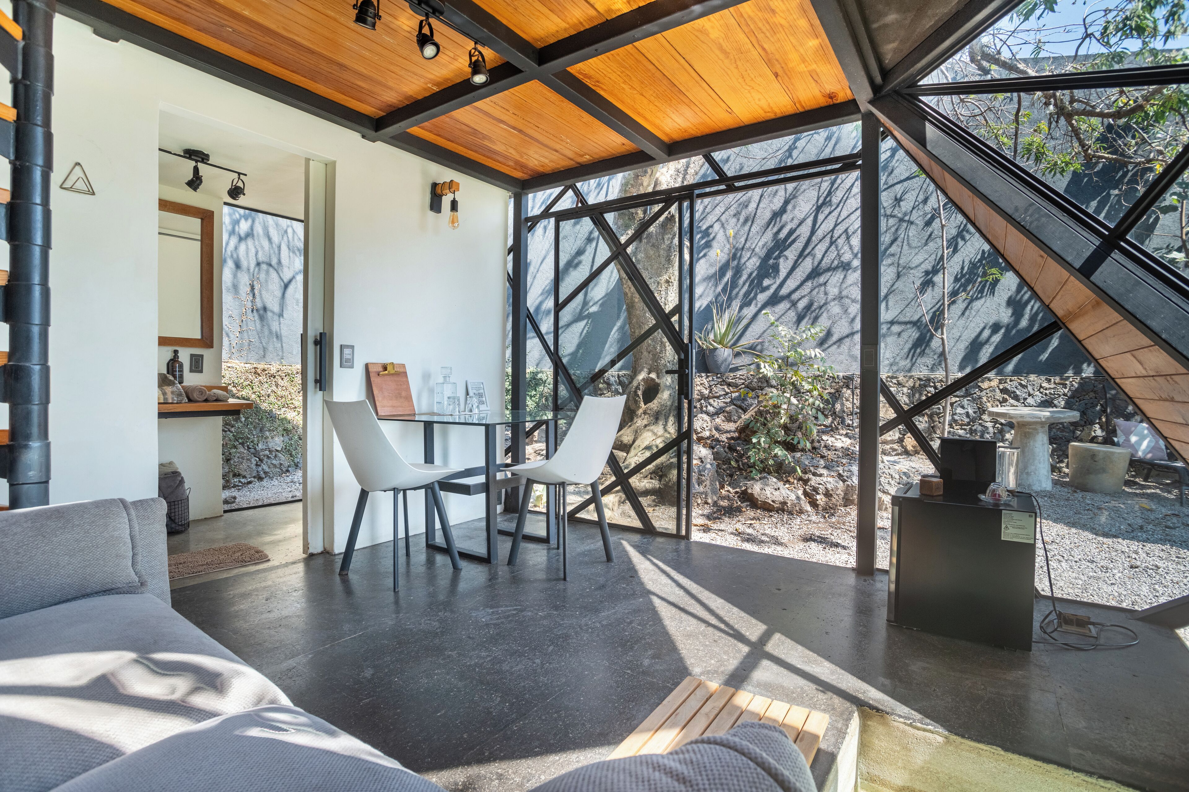 Exclusive-hytte - udsigt til dal | Spisestue