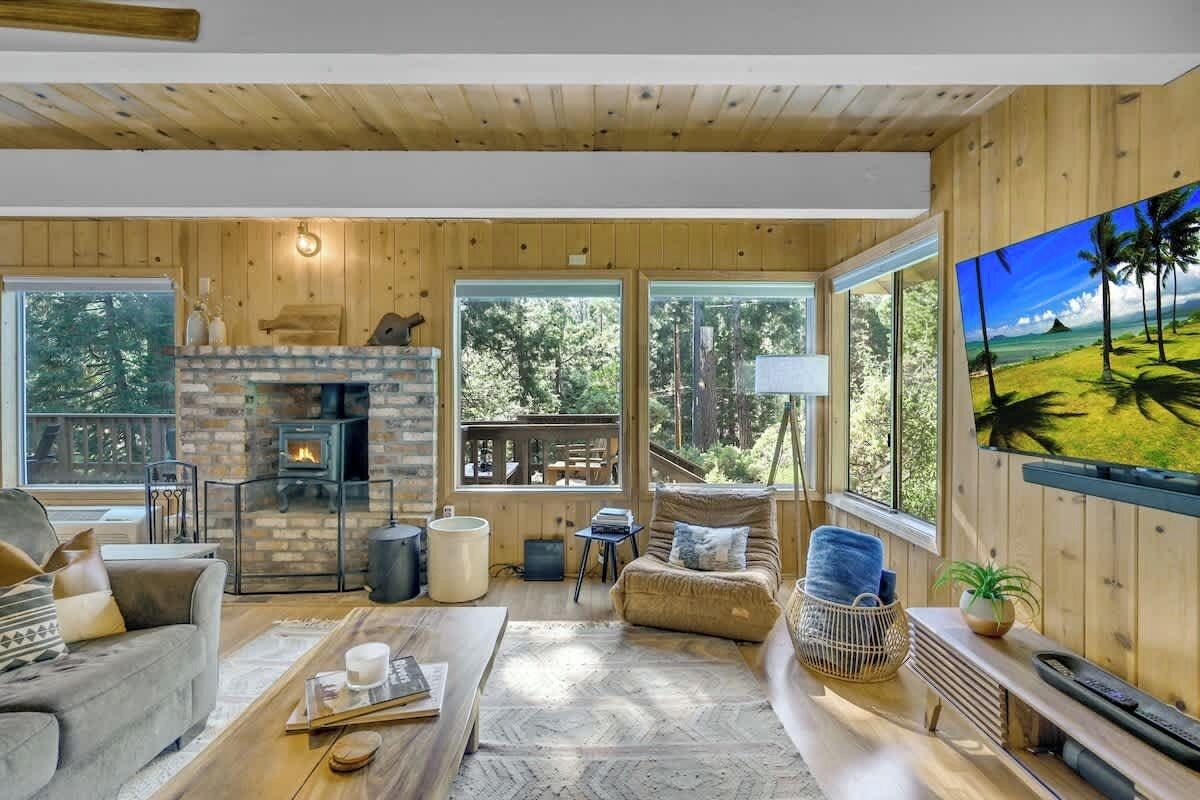 TV, fireplace, video games, offices