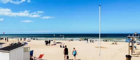 Nära stranden och fiske