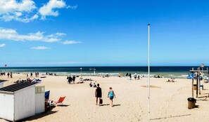 Vlak bij het strand, vissen