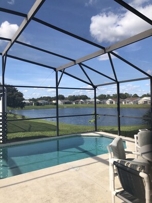 Outdoor pool, a heated pool - Escape! Have fun or relax, this home has it all! (Clermont)