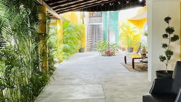 Interior entrance