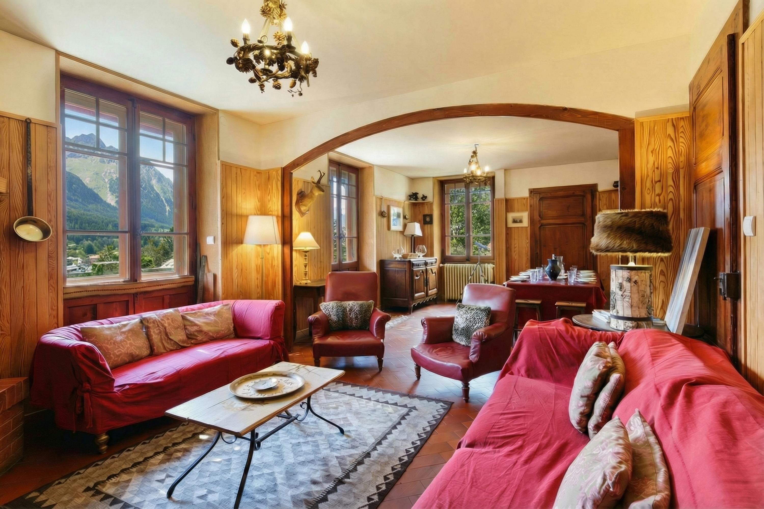 Grand Chalet Des Moussoux 6br: Terrace, Garden, Views, Sleeps 10, Chamonix, France - Chamonix-Mont-Blanc
