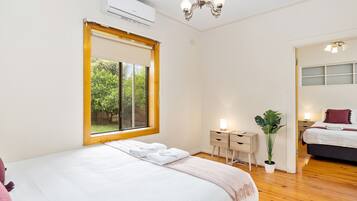8 bedrooms, iron/ironing board, travel cot, WiFi
