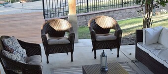 Serene private haven with pool.