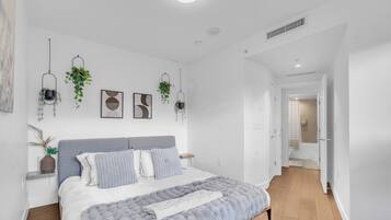 1 bedroom, iron/ironing board, travel crib, free WiFi