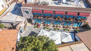 Majoituspaikan julkisivu