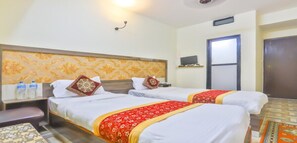 Chambre avec lits jumeaux | Wi-Fi gratuit, draps fournis