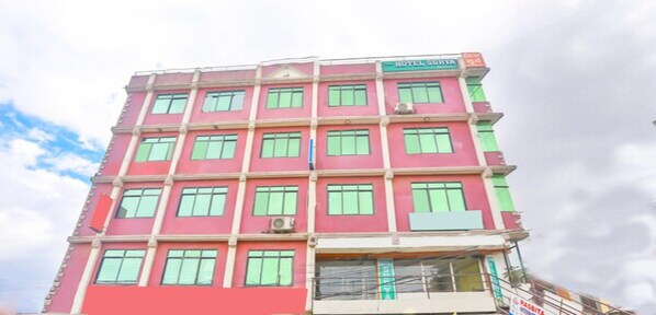 Façade de l’hébergement