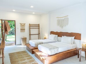 Standard Villa, 1 Bedroom, Terrace | Bed sheets - We Escape (Weligama)