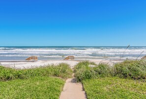 Accommodatie ligt op het strand