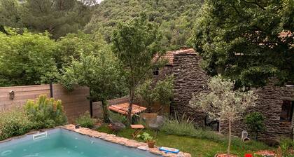 Charming apartment nestled in an old provencal Mas with a pool and jacuzzi.