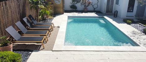 AuĂenpool, beheizter Pool