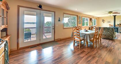 Deck & Water View: Cozy Kentucky Lake Getaway