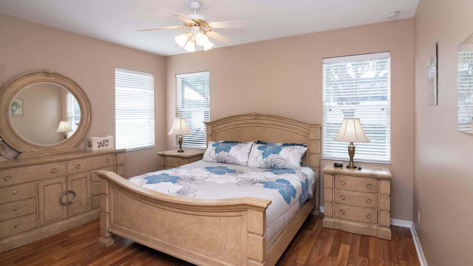 House, Multiple Beds, Pool Access, Pool View (Magic House At Legacy Park) | 4 bedrooms, individually decorated, individually furnished, bed sheets