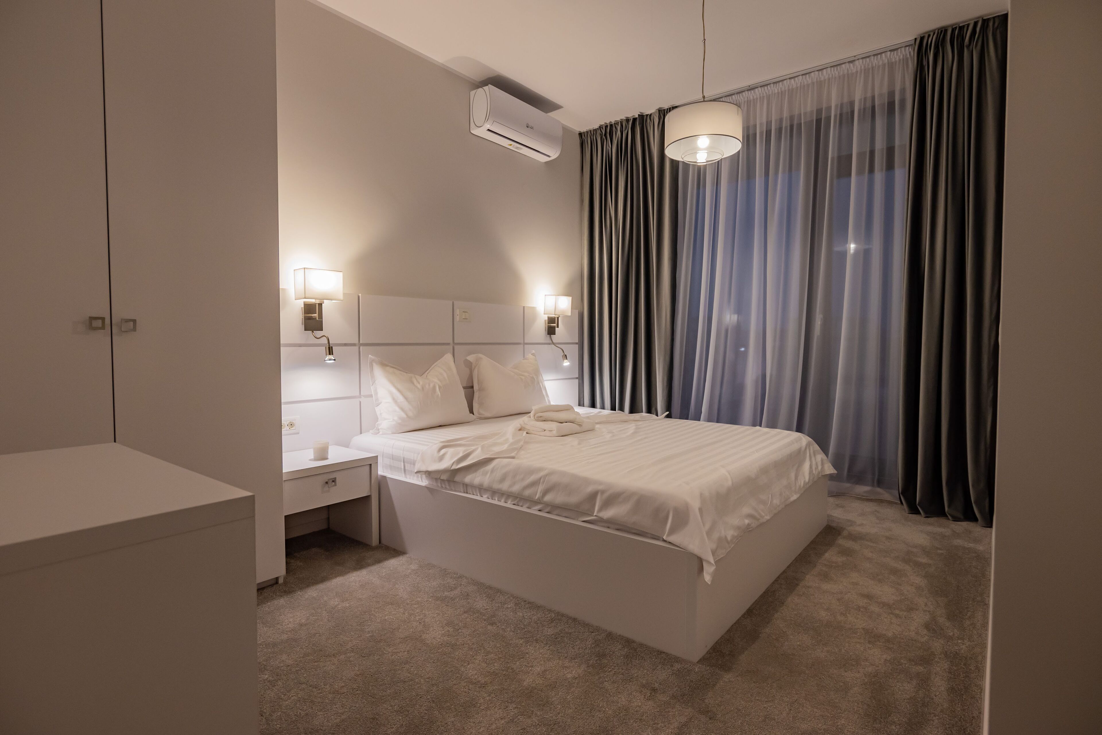 Apartamento conforto | 1 quarto, camas com colchões de espuma com sistema de memória