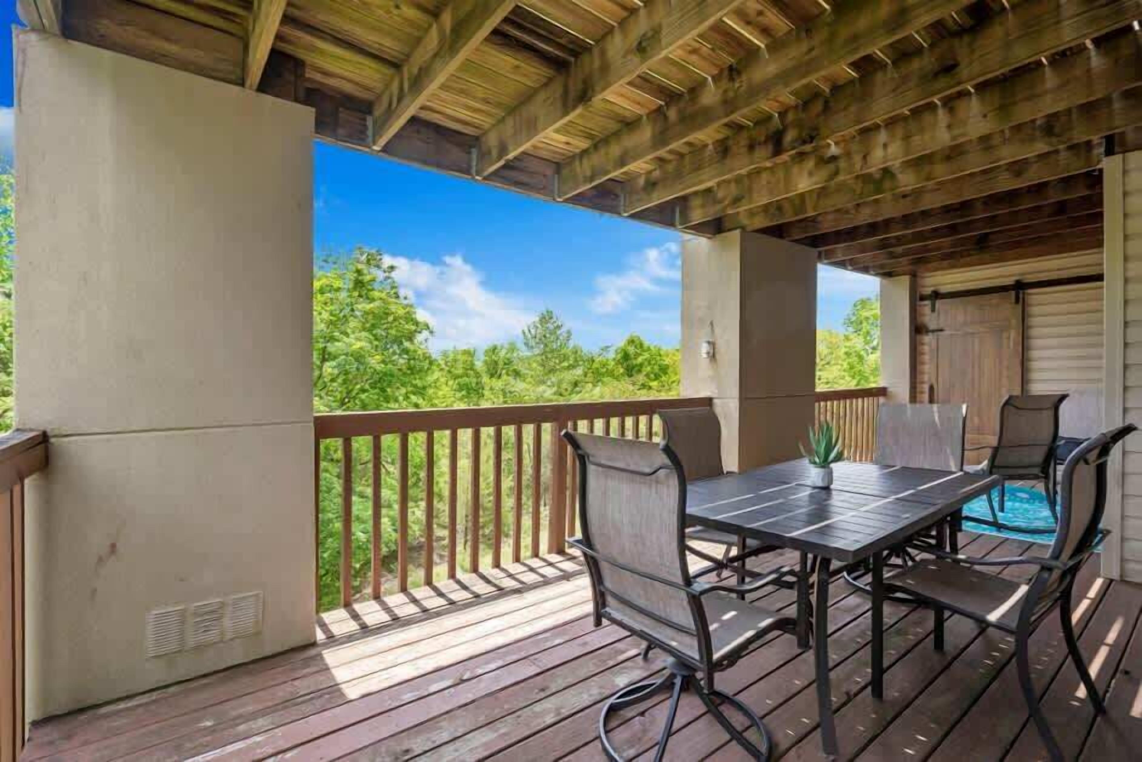 Apartment, Mehrere Betten, Terrasse, Bergblick (Best of Branson Duo) | Speisen im Freien