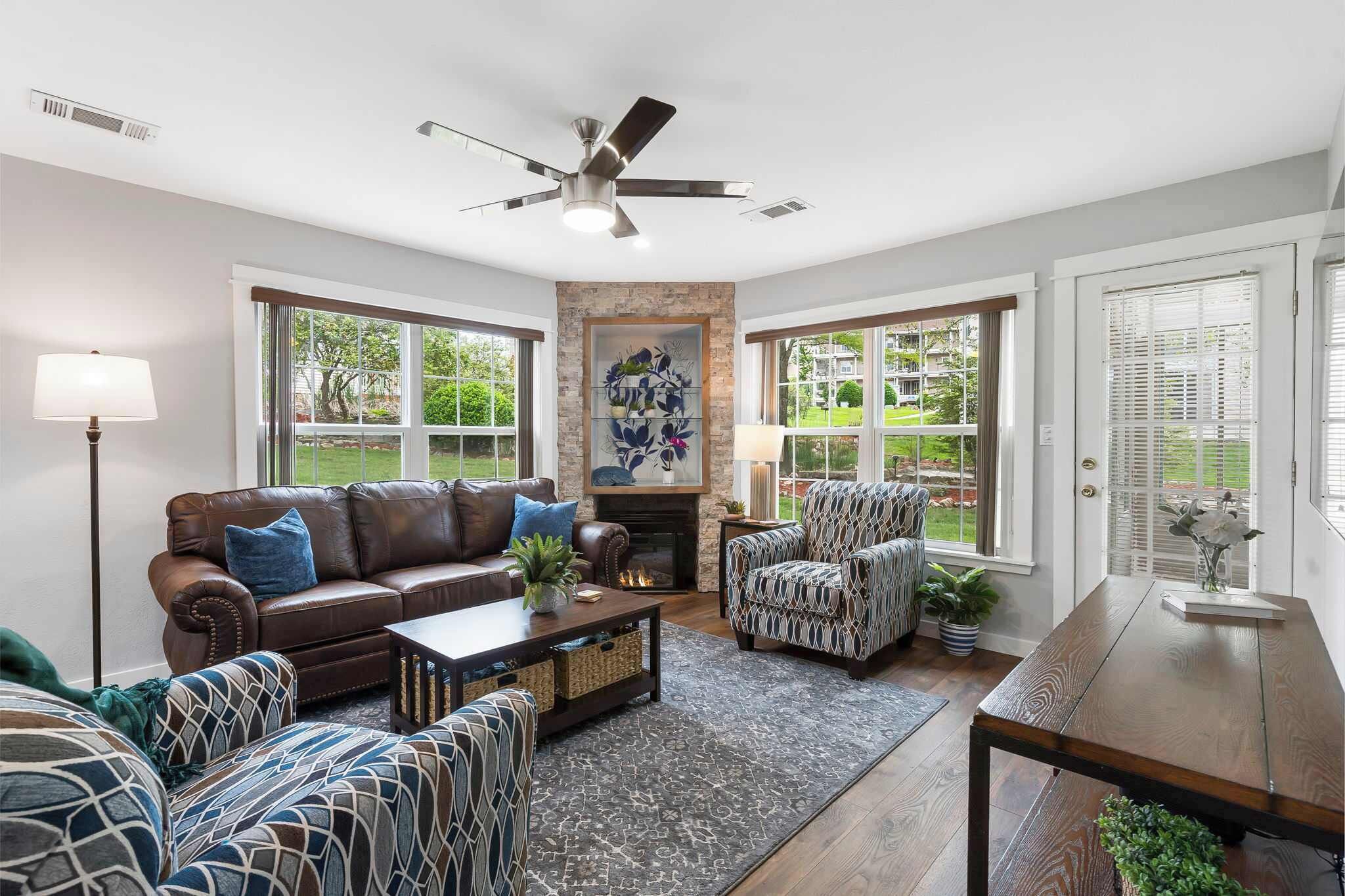 Condo, Multiple Beds, Patio, Garden View (Brookside Getaway) | Living area | 42-inch flat-screen TV with digital channels