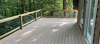 Nice A-Frame cabin located in an isolated area. Borders Patoka Lake property. 