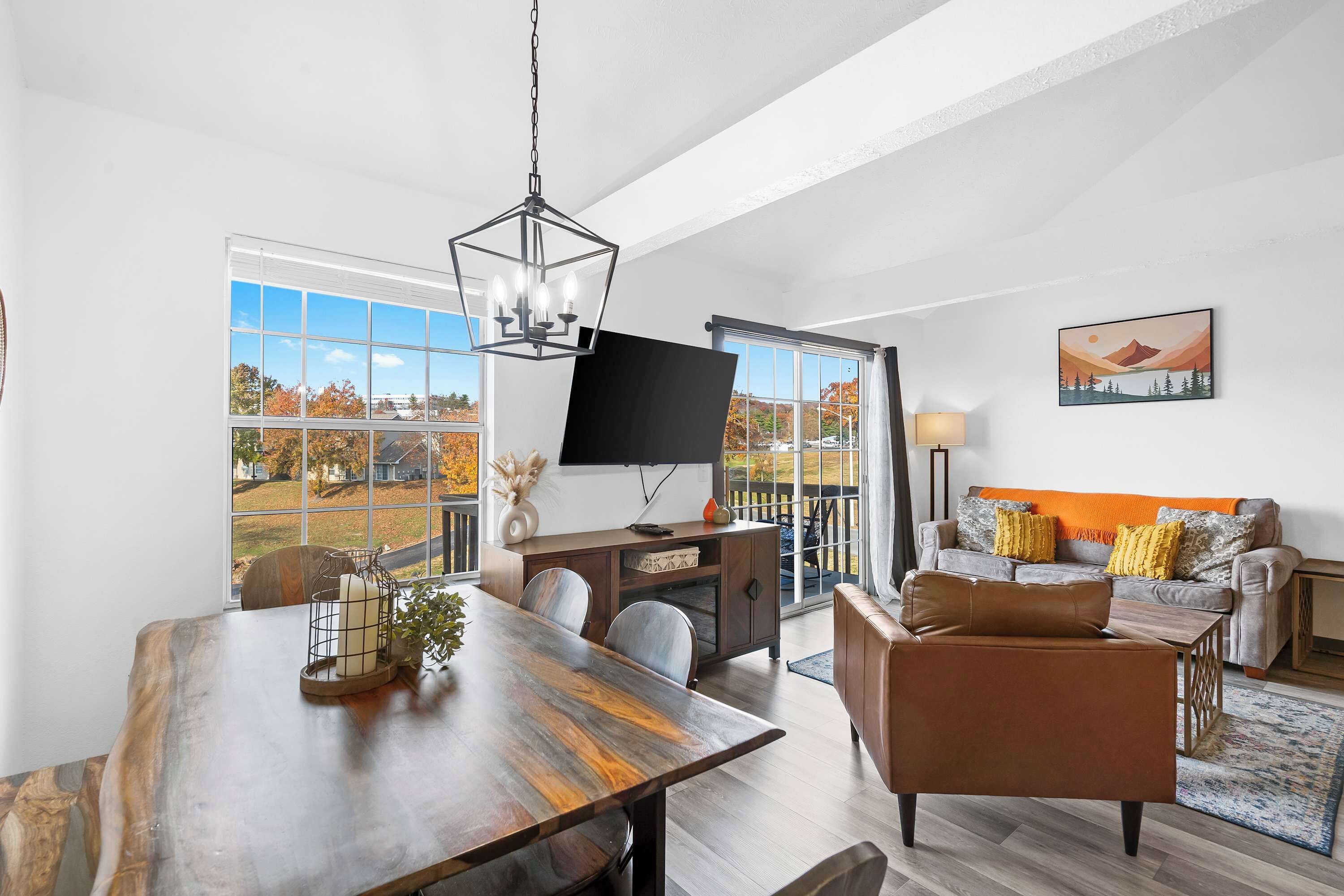 Condo, Multiple Beds, Balcony (Escape to the Pond View Oasis) | Living area | 42-inch flat-screen TV with digital channels