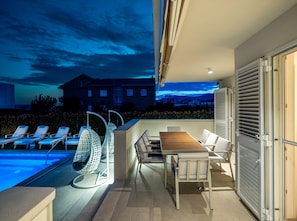 Terrace/patio - Luxury villa Bachin - family villa (Kastela)