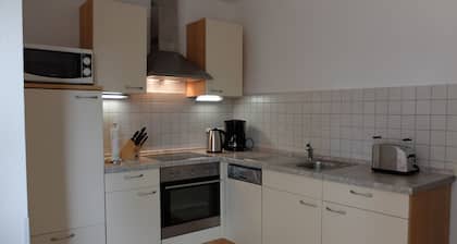 Apartment "Meine Auszeit", 2 adults + 1 infant, 1 bathroom, terrace, WLAN