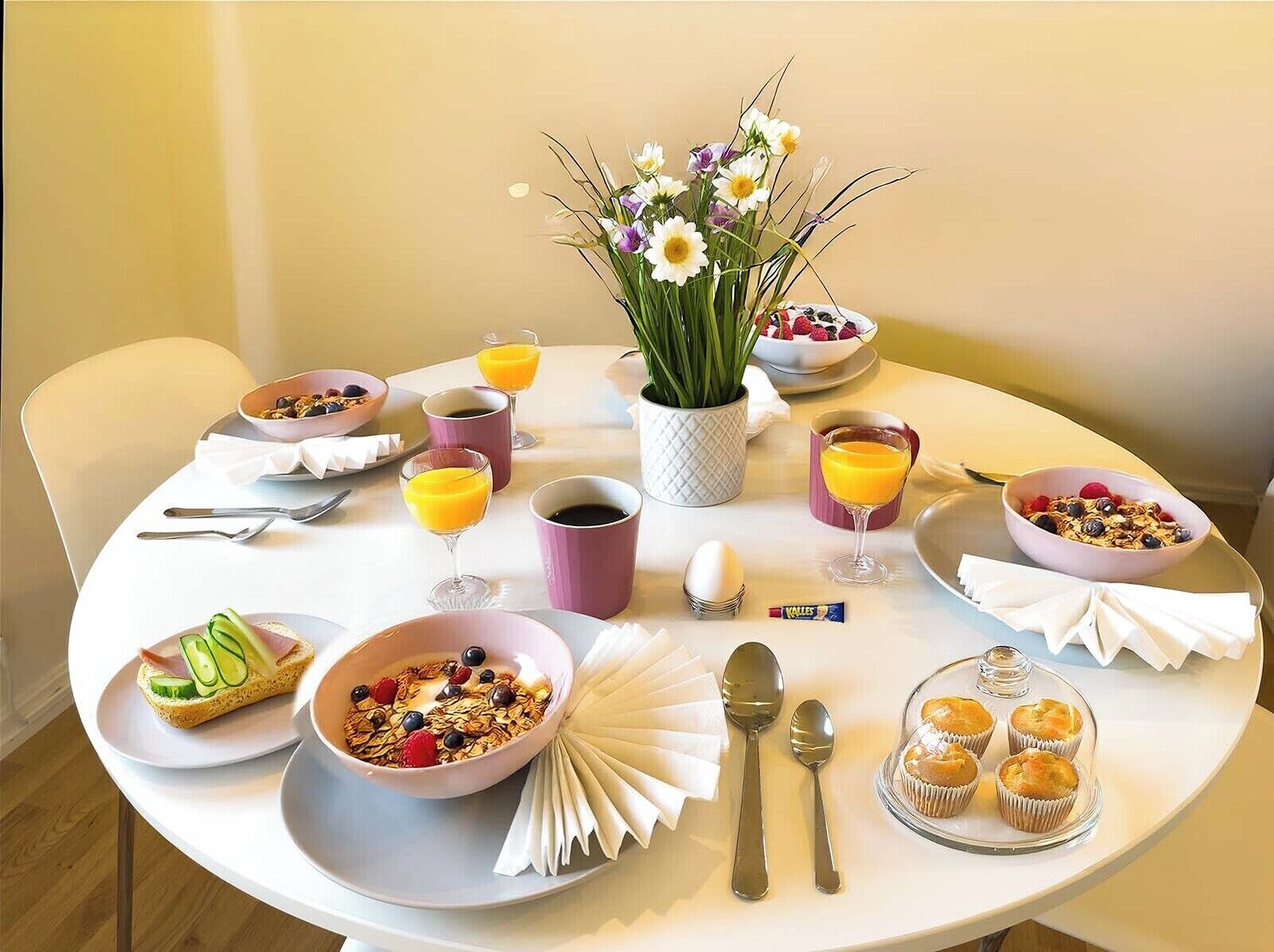 Desayuno continental gratuito y diario