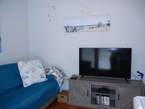 Smart-TV, DVD-Player, Bücher, Musikbibliothek