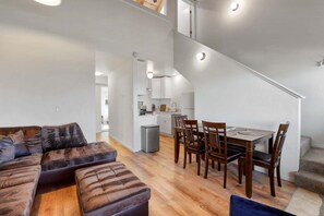 Condo, Multiple Beds, Balcony, Mountain View (Mile High Mountain) | Living area | 42-inch flat-screen TV with digital channels, fireplace - Mile High Mountain - Carson Valley Views (Stateline)